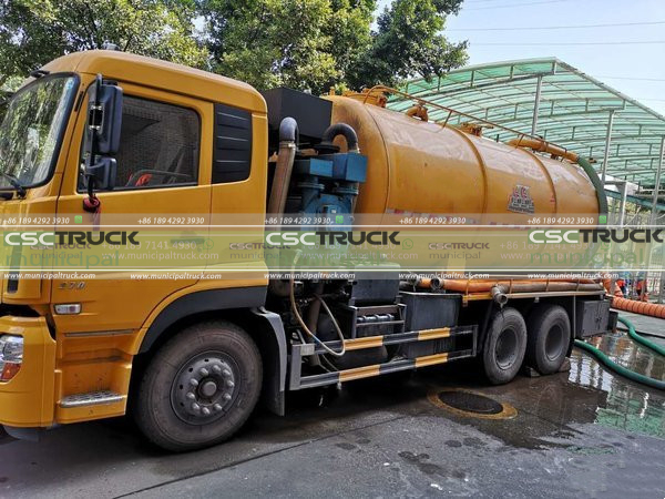 A Powerful Tool for Making Money DONGFENG Tianlong Vacuum Sewage Truck Body