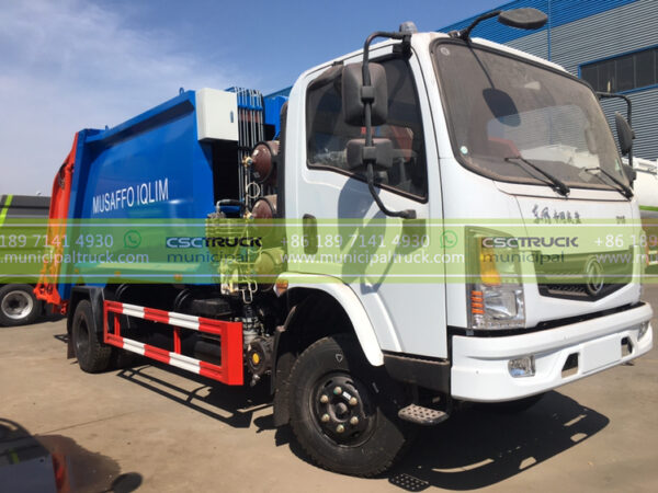 DONGFENG Natural Gas Waste Compactor Truck