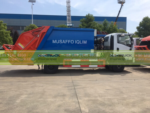DONGFENG Natural Gas Waste Compactor Truck Body