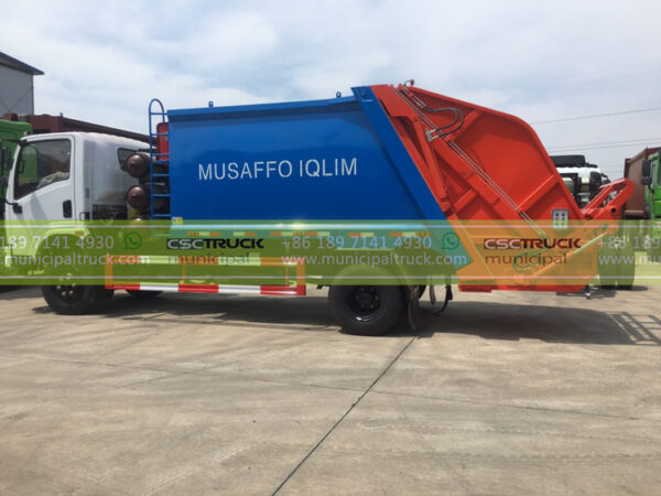 DONGFENG Natural Gas Waste Compactor Truck Body Side