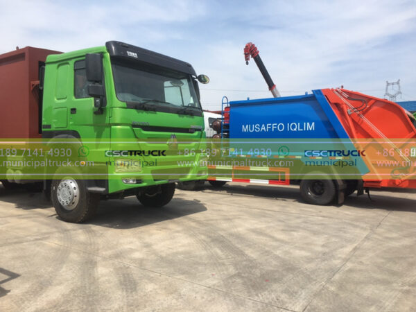DONGFENG Natural Gas Waste Compactor Truck Head