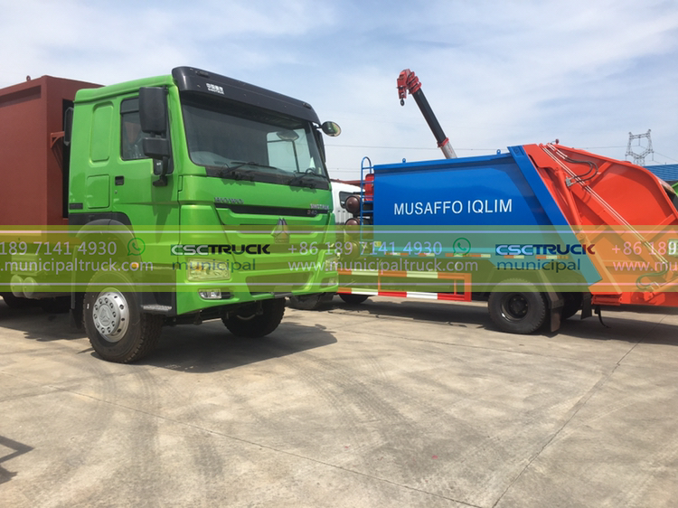 DONGFENG Natural Gas Waste Compactor Truck Head DONGFENG Natural Gas Waste Compactor Truck Head