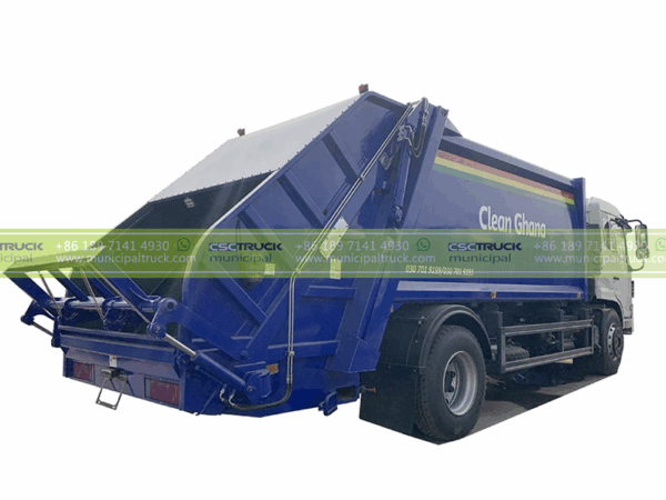 DONGFENG 10CBM Compactor Garbage Truck Back