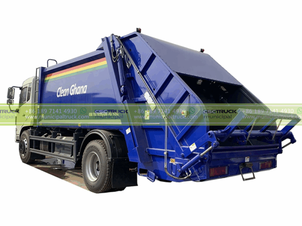 DONGFENG 10CBM Compactor Garbage Truck Side