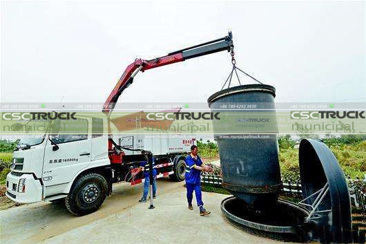 Easy to Use Self Tipping Garbage Truck Working
