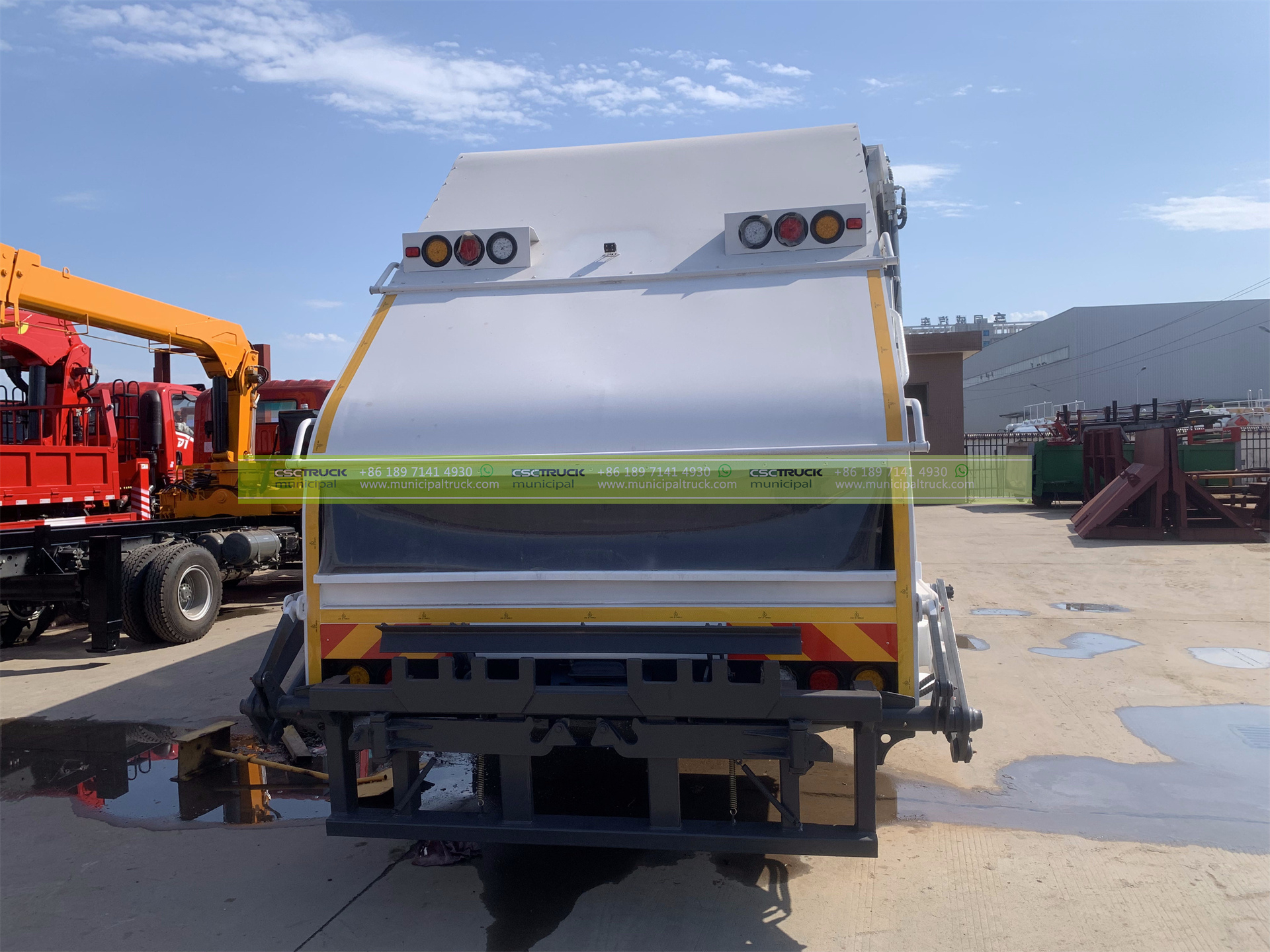 FAW 18CBM Solid Waste Disposal Truck Back Body FAW 18CBM Solid Waste Disposal Truck Back Body