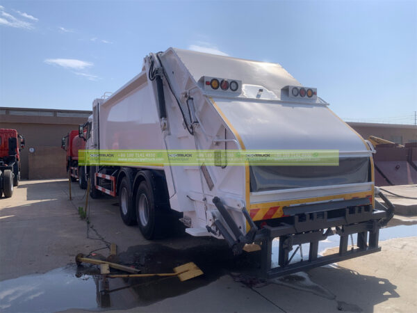 FAW 18CBM Solid Waste Disposal Truck Back Right Back