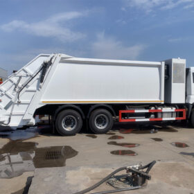 FAW 18CBM Solid Waste Disposal Truck Side View