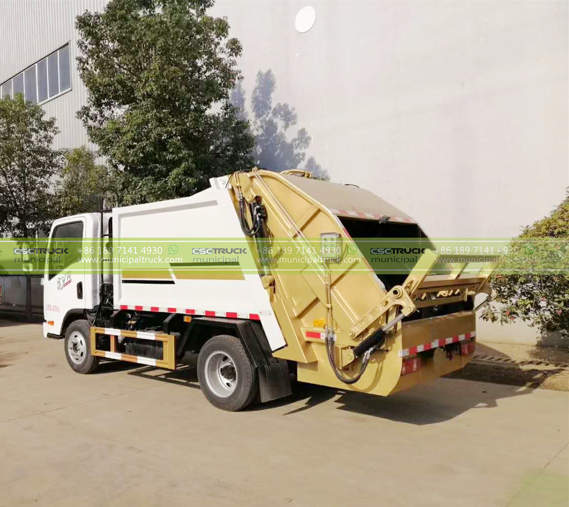FAW 6T Small Trash PACK Truck Back FAW 6T Small Trash PACK Truck Back