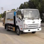 FAW 6T Small Trash PACK Truck Left Side