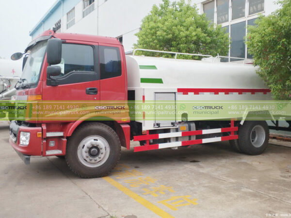 FOTON AUMAN High Pressure Road Sweeper Truck Side Body