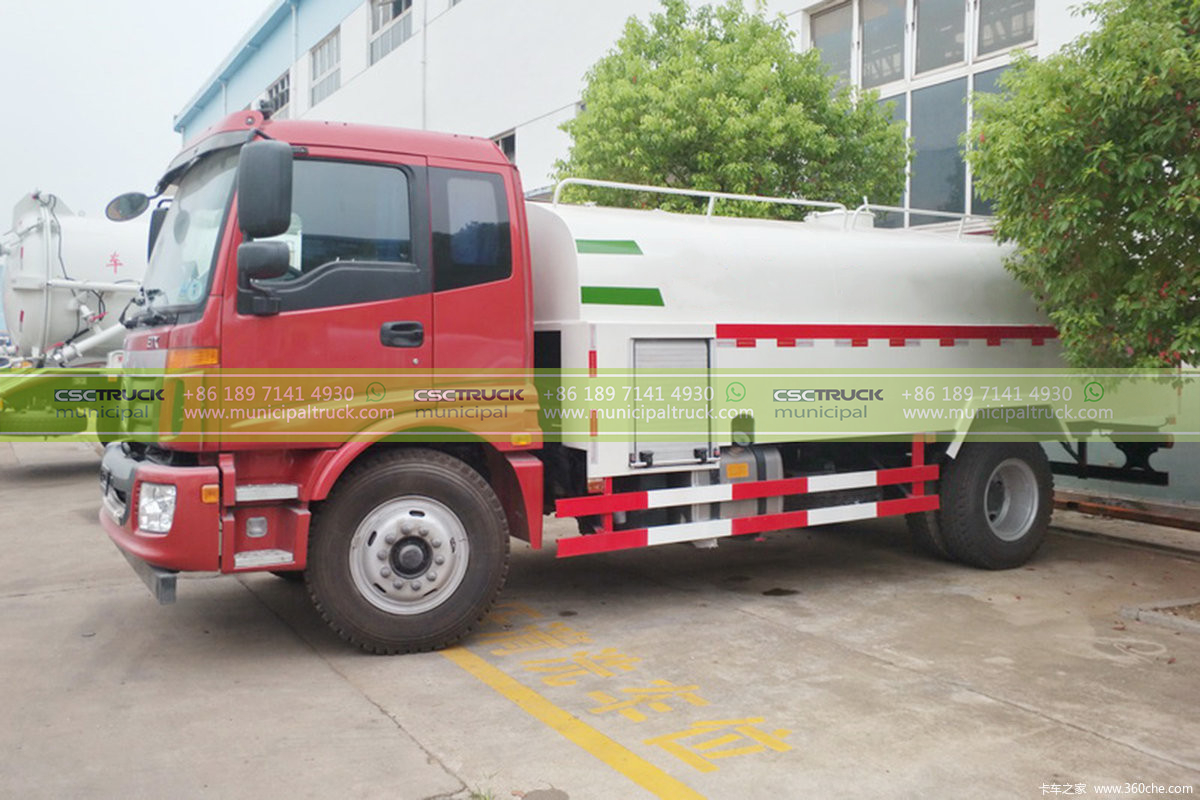 FOTON AUMAN High Pressure Road Sweeper Truck Side Body
