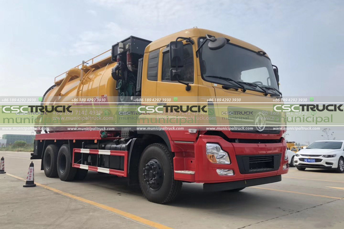 Price Reduction Promotion DONGFENG Tianlong Sewage / Manure Suction Truck