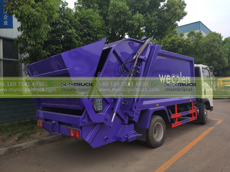 SINOTRUK 5CBM Refuse Compactor Truck Container SINOTRUK 5CBM Refuse Compactor Truck Container