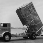 Covered Garbage Truck