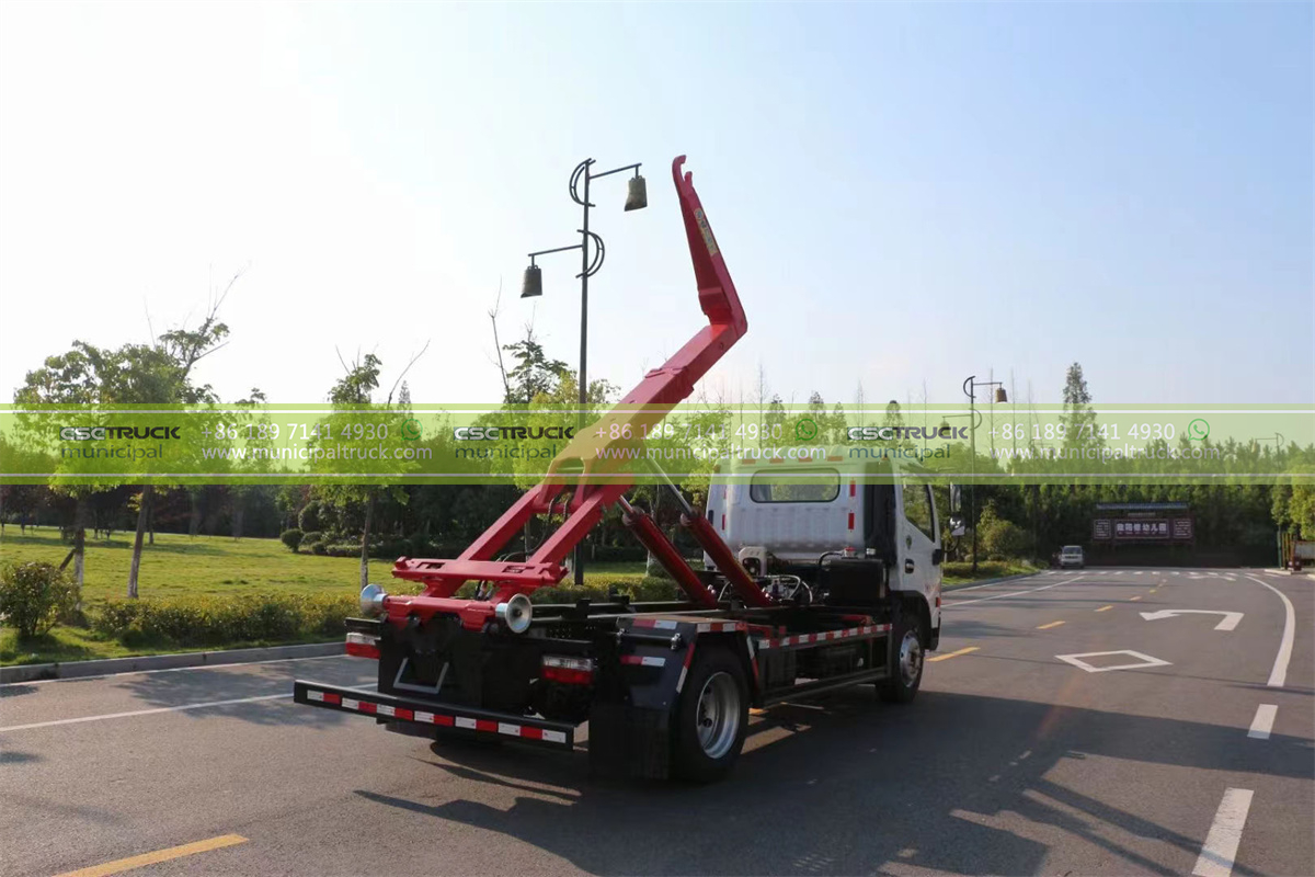 DONGFENG 10T Hook Loader Garbage Truck Side DONGFENG 10T Hook Loader Garbage Truck Side