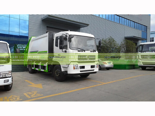 DONGFENG 12CBM Rear Loader Garbage Truck Head