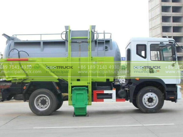 DONGFENG 12CBM Side Loader Garbage Truck Body