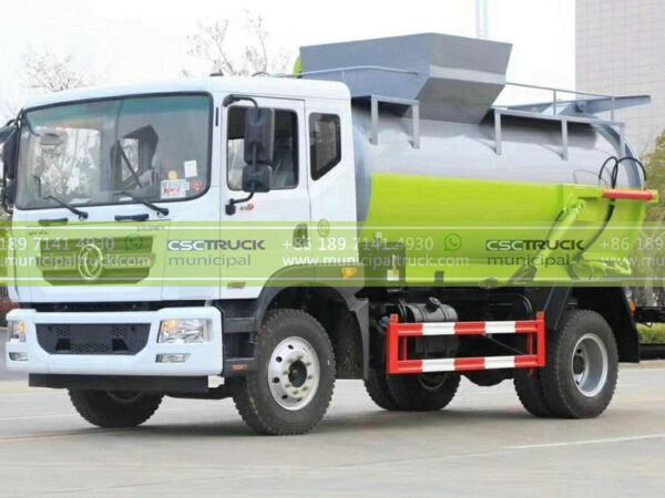 DONGFENG 12CBM Side Loader Garbage Truck Head