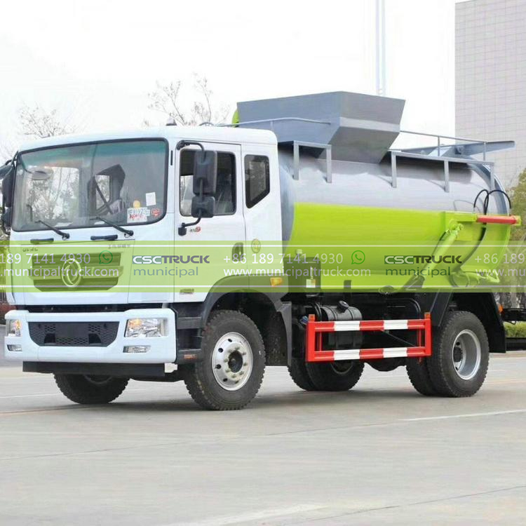 DONGFENG 12CBM Side Loader Garbage Truck Head DONGFENG 12CBM Side Loader Garbage Truck Head