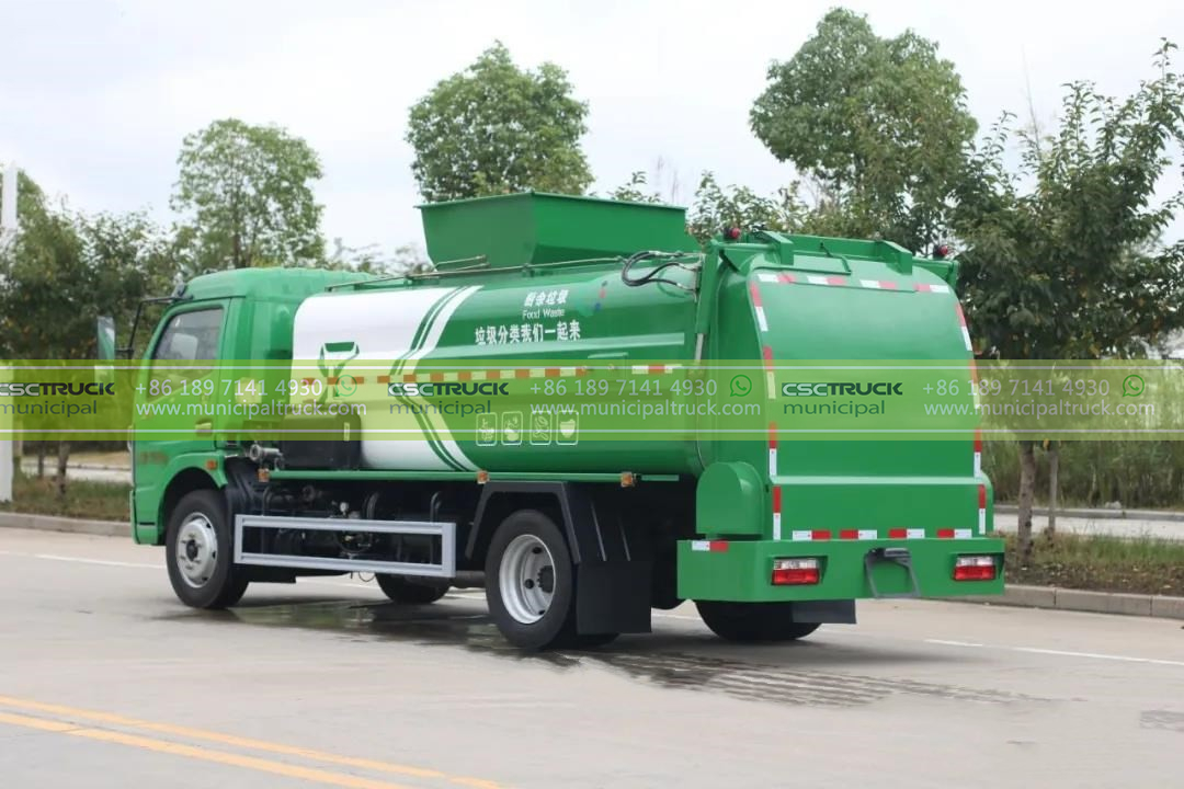 DONGFENG 14CBM Food Waste Collection Truck Side DONGFENG 14CBM Food Waste Collection Truck Side