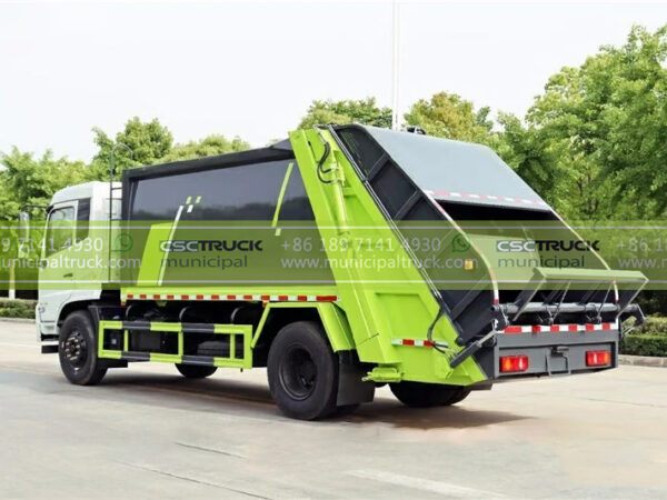 DONGFENG 14CBM Rear Loader Refuse Truck Back