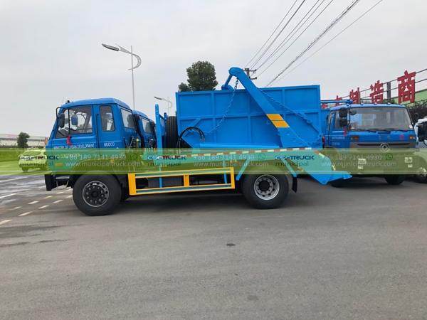 DONGFENG 4CBM Swing Arm Garbage Truck Body DONGFENG 4CBM Swing Arm Garbage Truck Body