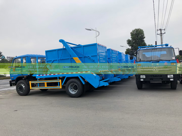 DONGFENG 4CBM Swing Arm Garbage Truck Container DONGFENG 4CBM Swing Arm Garbage Truck Container