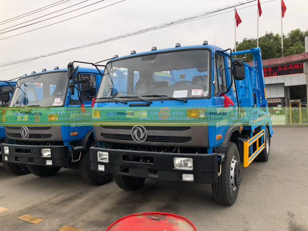 DONGFENG 4CBM Swing Arm Garbage Truck DONGFENG 4CBM Swing Arm Garbage Truck