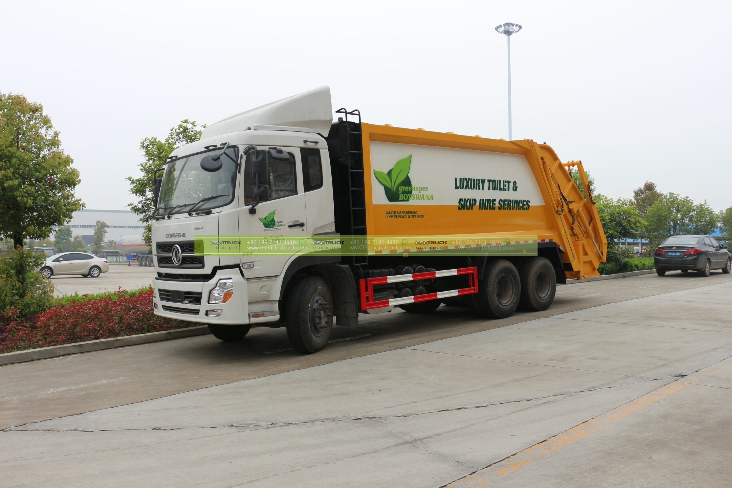 DONGFENG 16CBM Garbage Compressor Vehicle Long View DONGFENG 16CBM Garbage Compressor Vehicle Long View