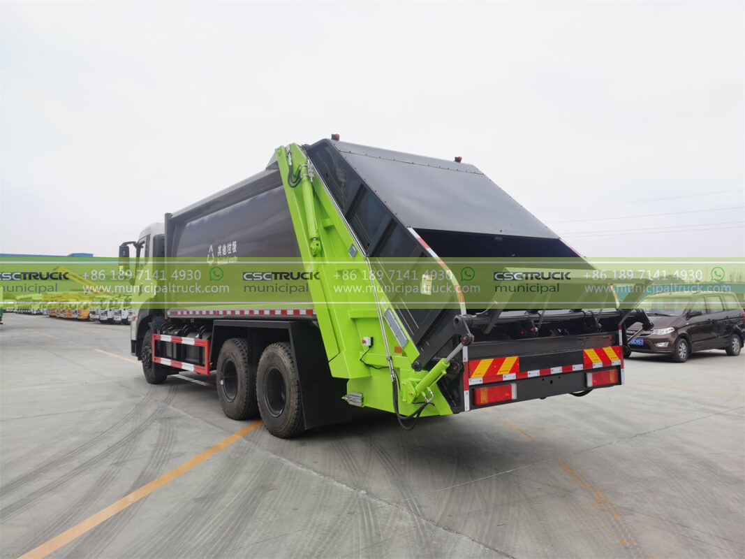 DONGFENG 20CBM Garbage Compactor Truck Back