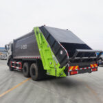 Saudi Arabia's NEOM Project: First Batch of Robotic-Assisted Compactor Garbage Trucks Arrives at Site DONGFENG 20CBM Garbage Compactor Truck Back