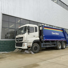 Dongfeng Municipal Solid Waste Compactor Truck Left View