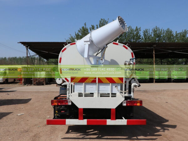 FAW 10 Ton Road Sprinkler Truck Back Details