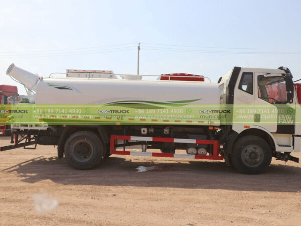 FAW 10 Ton Road Sprinkler Truck Body