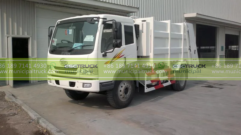 FAW 12CBM Rear Loader Garbage Truck Head FAW 12CBM Rear Loader Garbage Truck Head