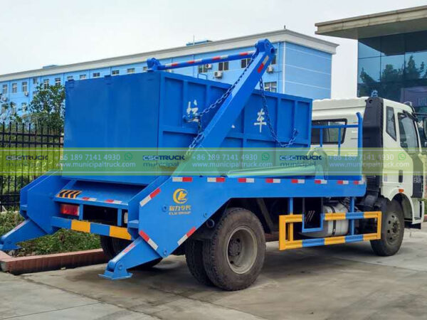 FAW 12CBM Skip Loader Garbage Truck Back
