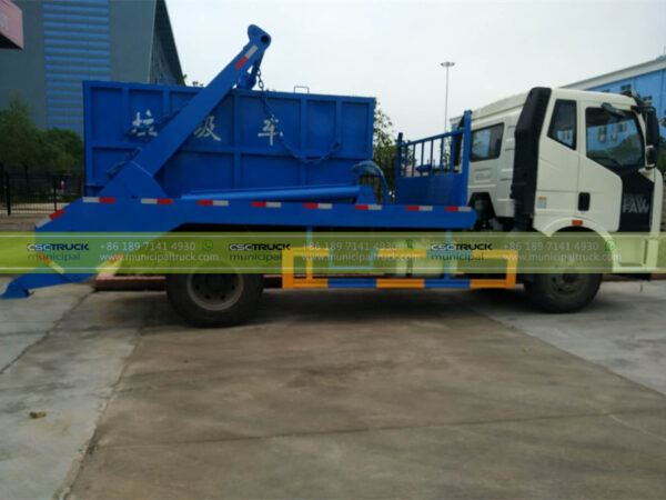FAW 12CBM Skip Loader Garbage Truck Container
