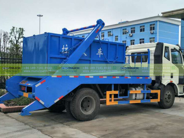 FAW 12CBM Skip Loader Garbage Truck Loader