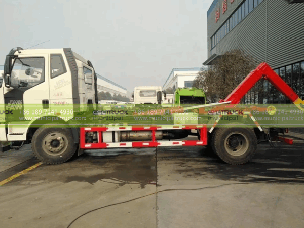 FAW 14T Hook Lifter Garbage Truck Body