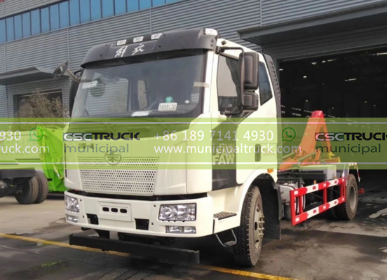 FAW 14T Hook Lifter Garbage Truck Head
