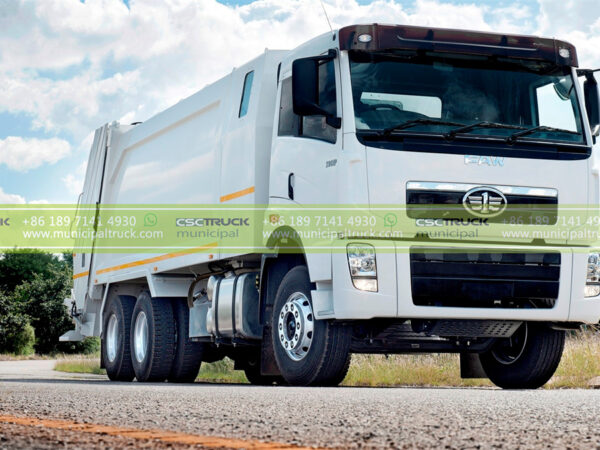 FAW 20CBM Rear Loader Refuse Truck Head