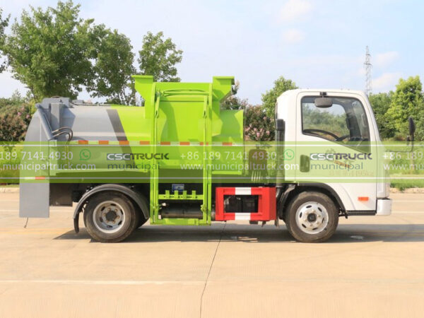 FAW 4CBM Kitchen Waste Garbage Truck Container