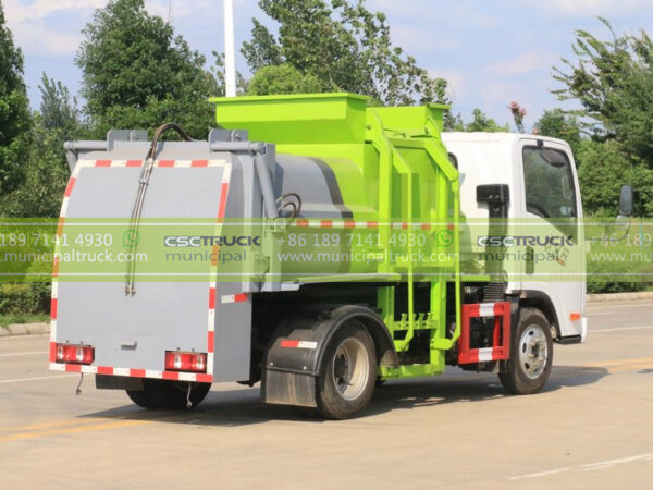 FAW 4CBM Kitchen Waste Garbage Truck Loader