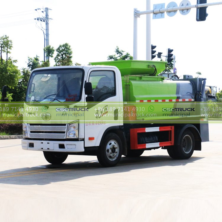 FAW 4CBM Kitchen Waste Garbage Truck Right FAW 4CBM Kitchen Waste Garbage Truck Right