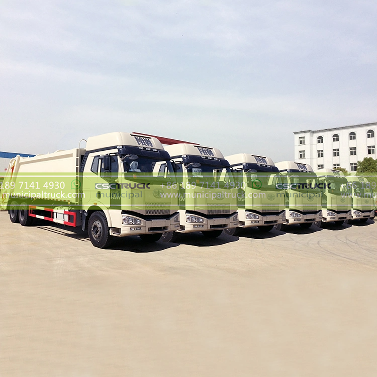 FAW 20CBM Waste Compactor Truck Team FAW 20CBM Waste Compactor Truck Team