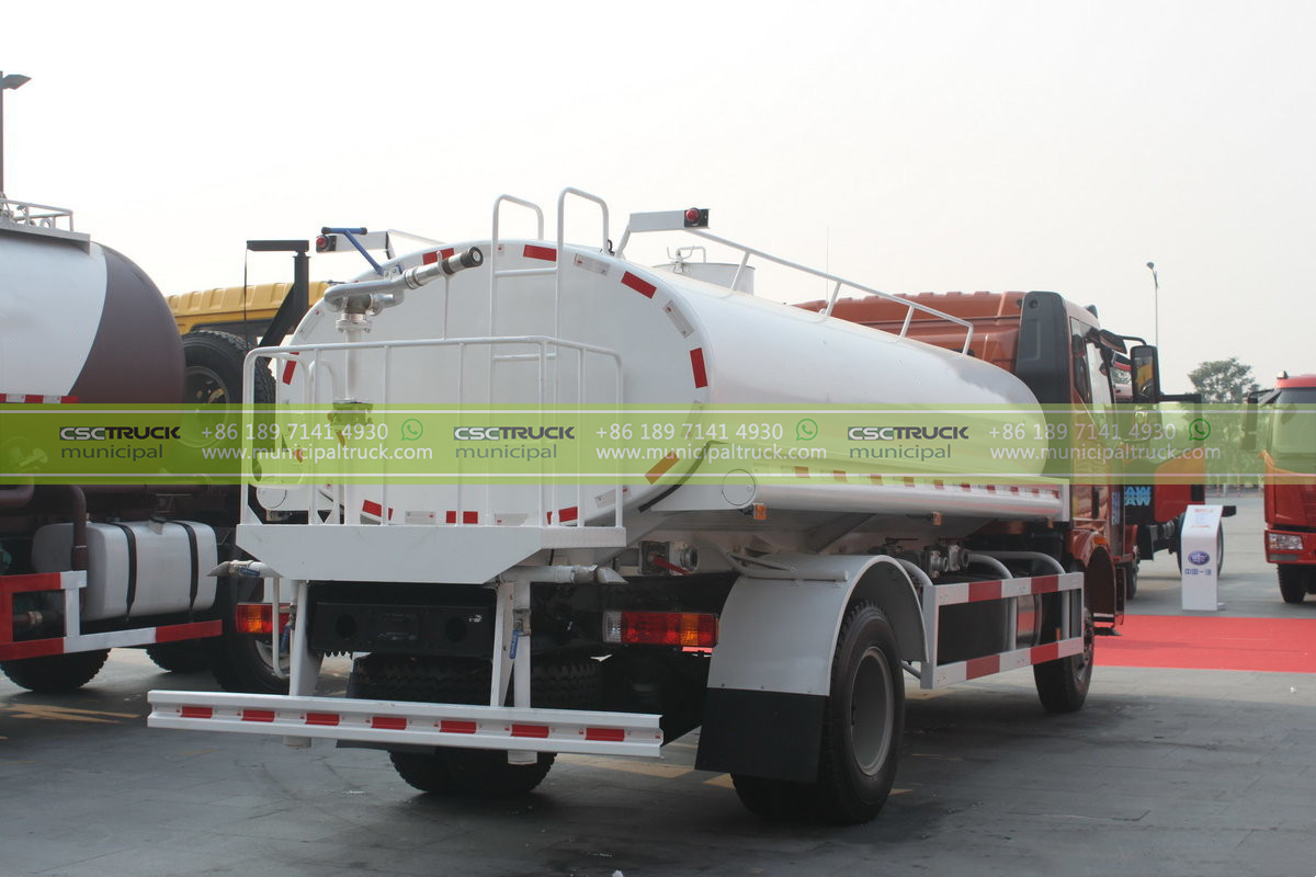 FAW 8 Ton Water Sprinkler Truck Back Left FAW 8 Ton Water Sprinkler Truck Back Left