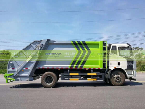FAW 14CBM Garbage Compactor Vehicle Body