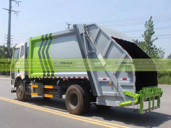 FAW 14CBM Garbage Compactor Vehicle Loader