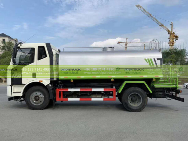 FAW High Pressure Water Bowser Truck Container